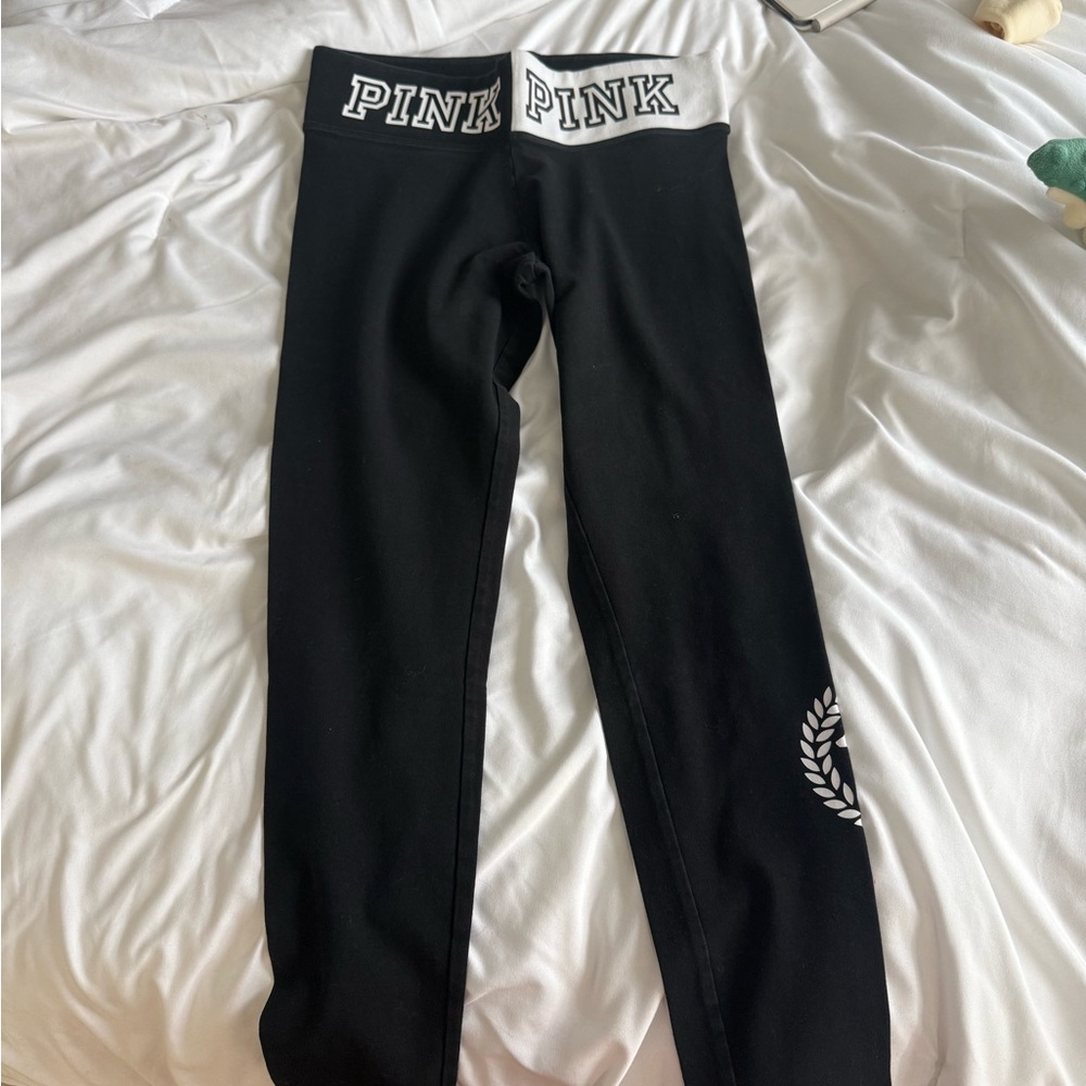 PINK Victoria's Secret Black Leggings